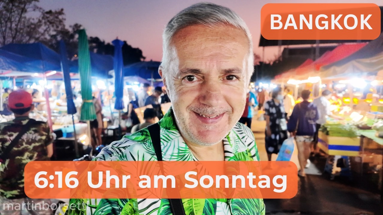 Bangkok am Sonntagmorgen: Dieser Markt ist pures Leben