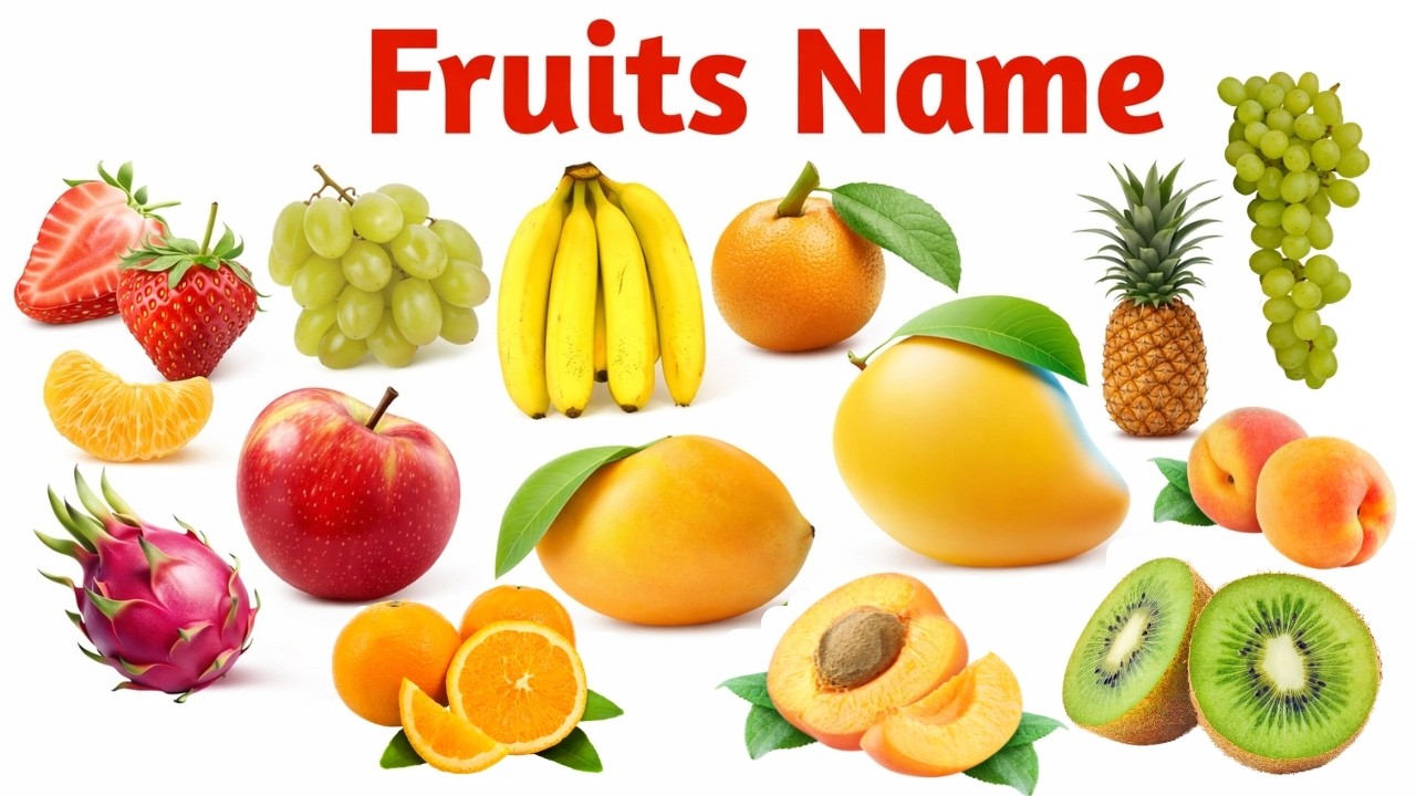 Fruits Name in English | Fruits Name for Kids | English Vocabulary |Kids Learning Vocabulary #fruit
