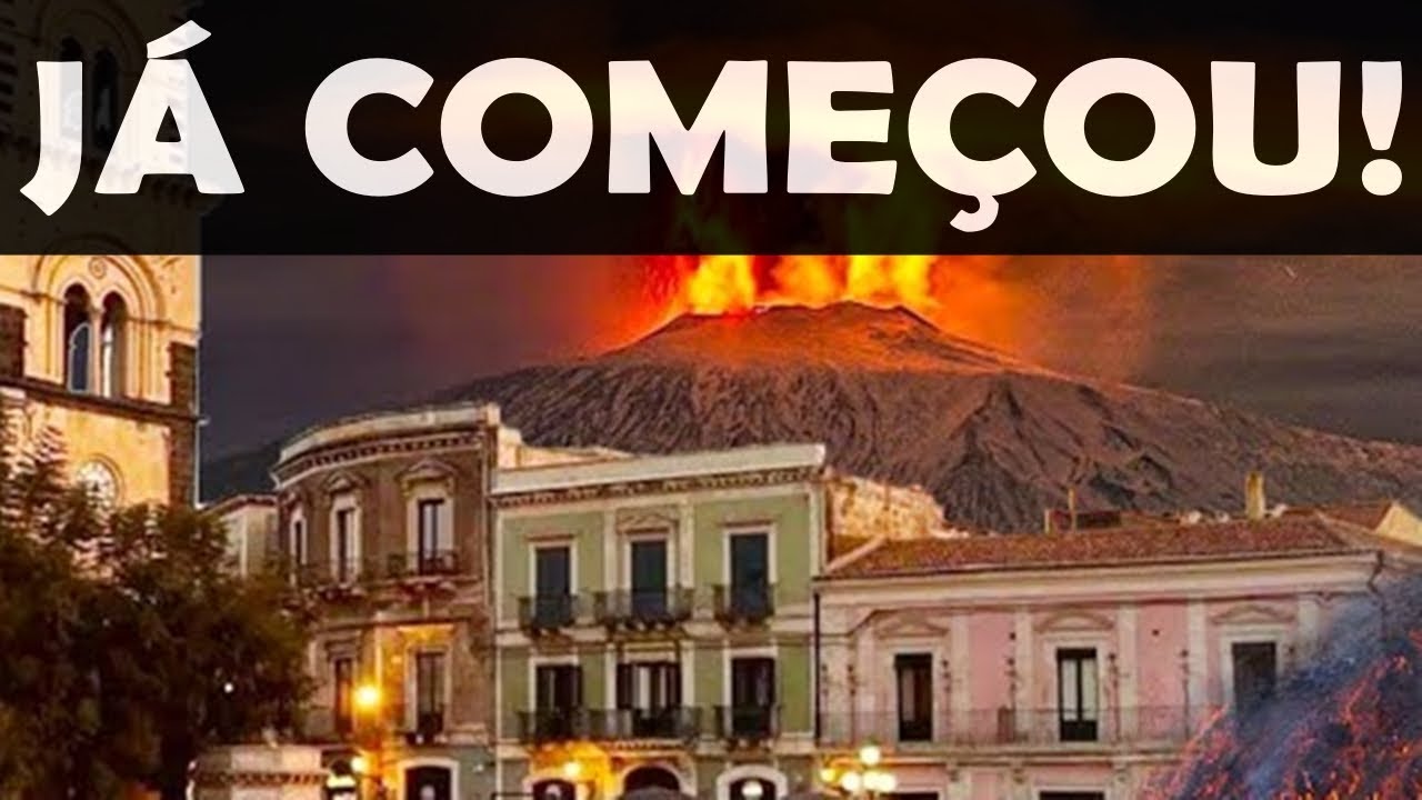 Vulcão do Monte Etna entra em Erupção| A Maior Erupção na Sicília, Itália