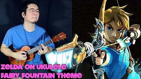 ZELDA ON UKULELE - Fairy’s Fountain Theme - Koji Kondo [TABS in description]