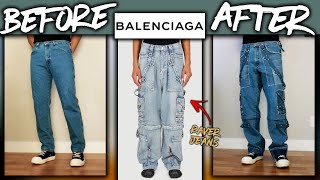 DIY | Custom BALENCIAGA Raver Jeans | JULIUS