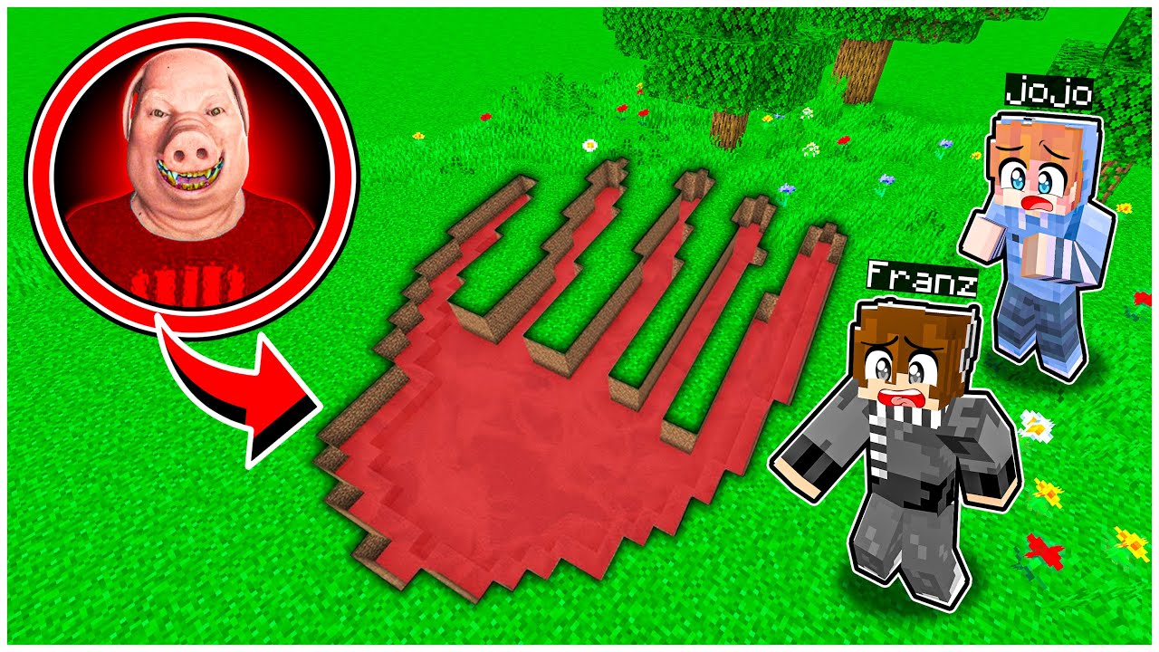 FRANZ & JOJO TEMUKAN JEJAK KAKI MANUSIA BABI MENGERIKAN di MINECRAFT