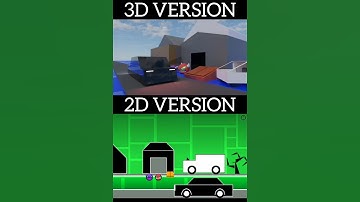 Geometry Dash: 3D Version VS 2D Version!