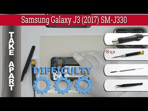 How to disassemble 📱 Samsung Galaxy J3 (2017) SM-J330 Take apart Tutorial