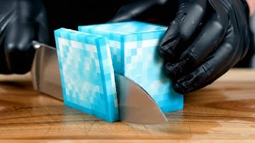 AI ASMR Minecraft Block Cutting - ASMR Stone Cutting Videos Part 1