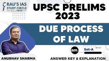 UPSC CSE Prelims 2023 | GS Paper 1 | Question - 31 | Set - A | Answer & Explanation | Rau