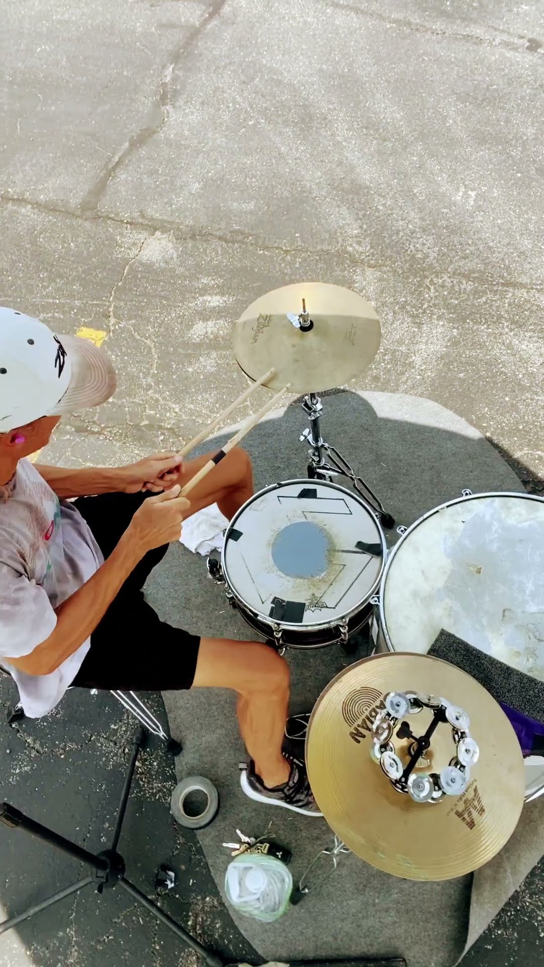 #stantonmoore #bennygreb #musicproduction - Brian Foster playing drums, August 13, 2024