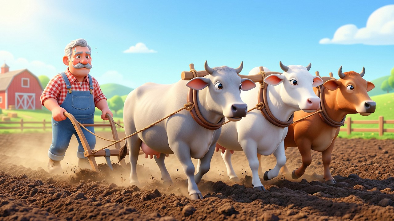 Old MacDonald Had a Farm Morning Routine 🐄🐕 | Animal Sounds Song | 3D Kids Cartoon