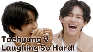 Taehyung V Laughing So Hard Compilation 🤣😂😆 #shorts #v #taehyung