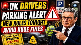 🚨 UK Drivers ALERT! | New Parking Restrictions Begin TONIGHT | Avoid Huge Fines NOW
