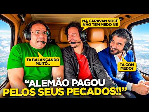 The German pilot from the Caravan fell ill during the flight... Ricardinho ACF stepped in!