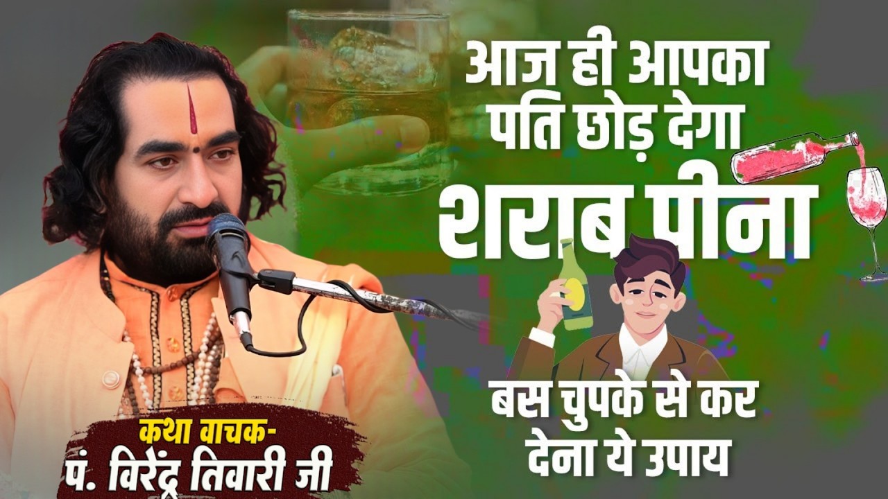 आज ही आपका पति छोड़ देगा शराब पीना बस एक काम करें स्त्रियां पं. वीरेन्द्र तिवारी जी से जानिये