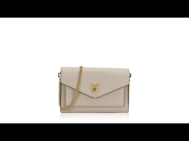 Louis Vuitton - MYLOCKME Chain Pochette - Leather - Greige - Women - Luxury