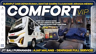 Highest Class Inter-Provincial Shuttle: Bali Purnama 99 Comfort Class Malang - Denpasar