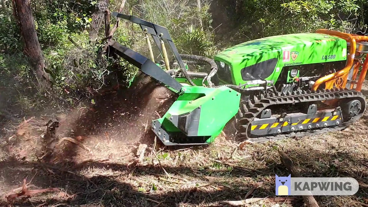 Green Climber Australian Made Forestry Mulcher YouTube