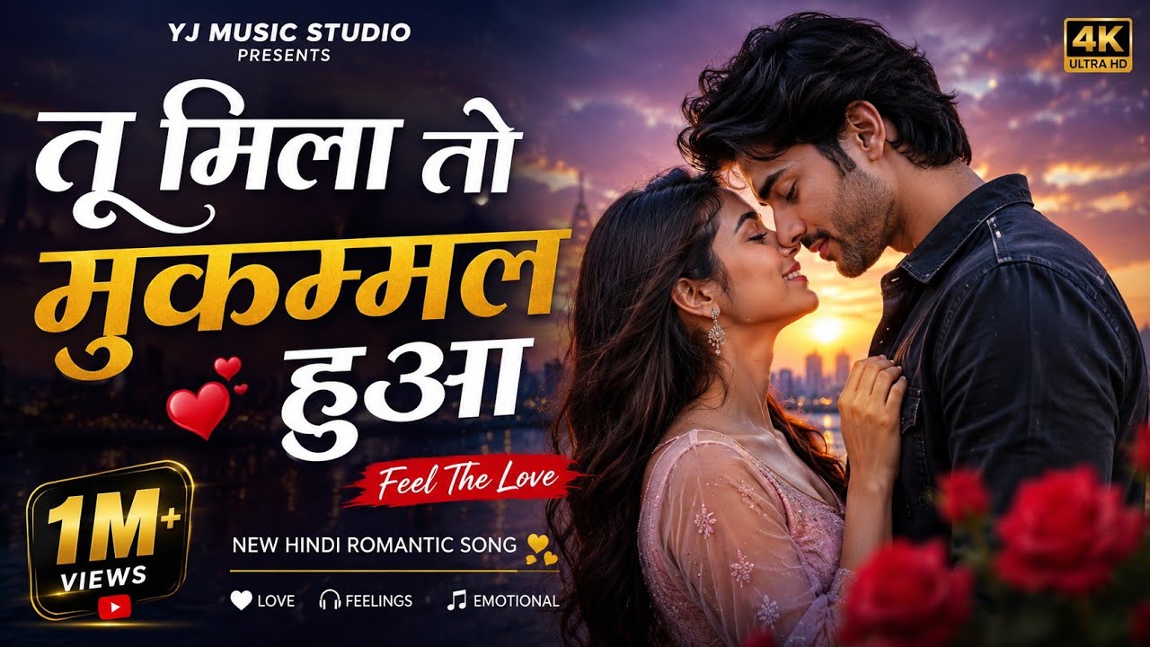 Tu Mila To Mukammal Hua ❤️ | New Hindi Romantic Song 2026 | Love Song | Heart Touching | YJ Music