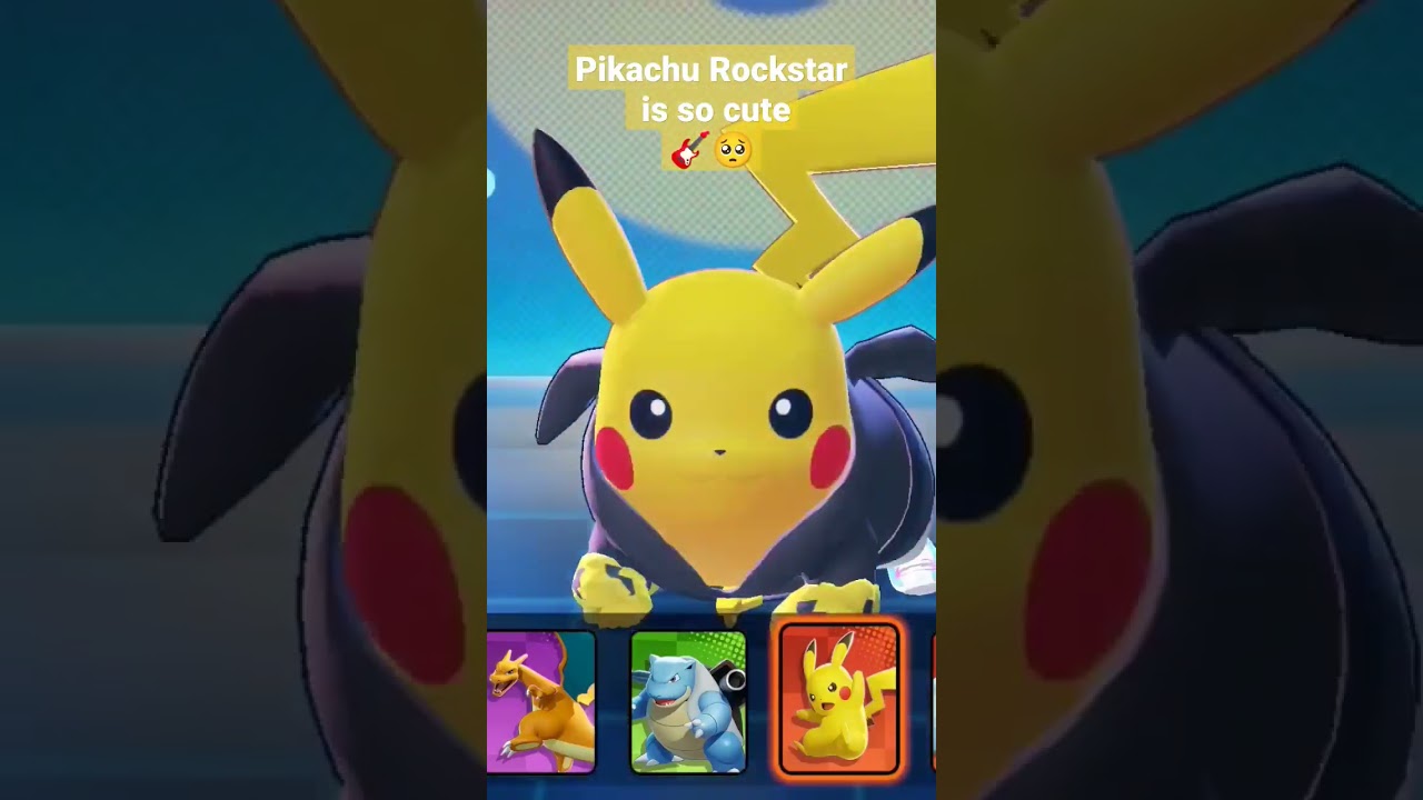 Cute Pikachu Rockstar