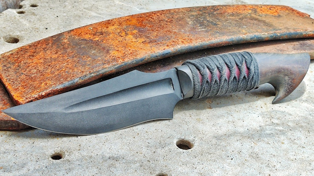 Knife Making - Making a Black Bowie Knife