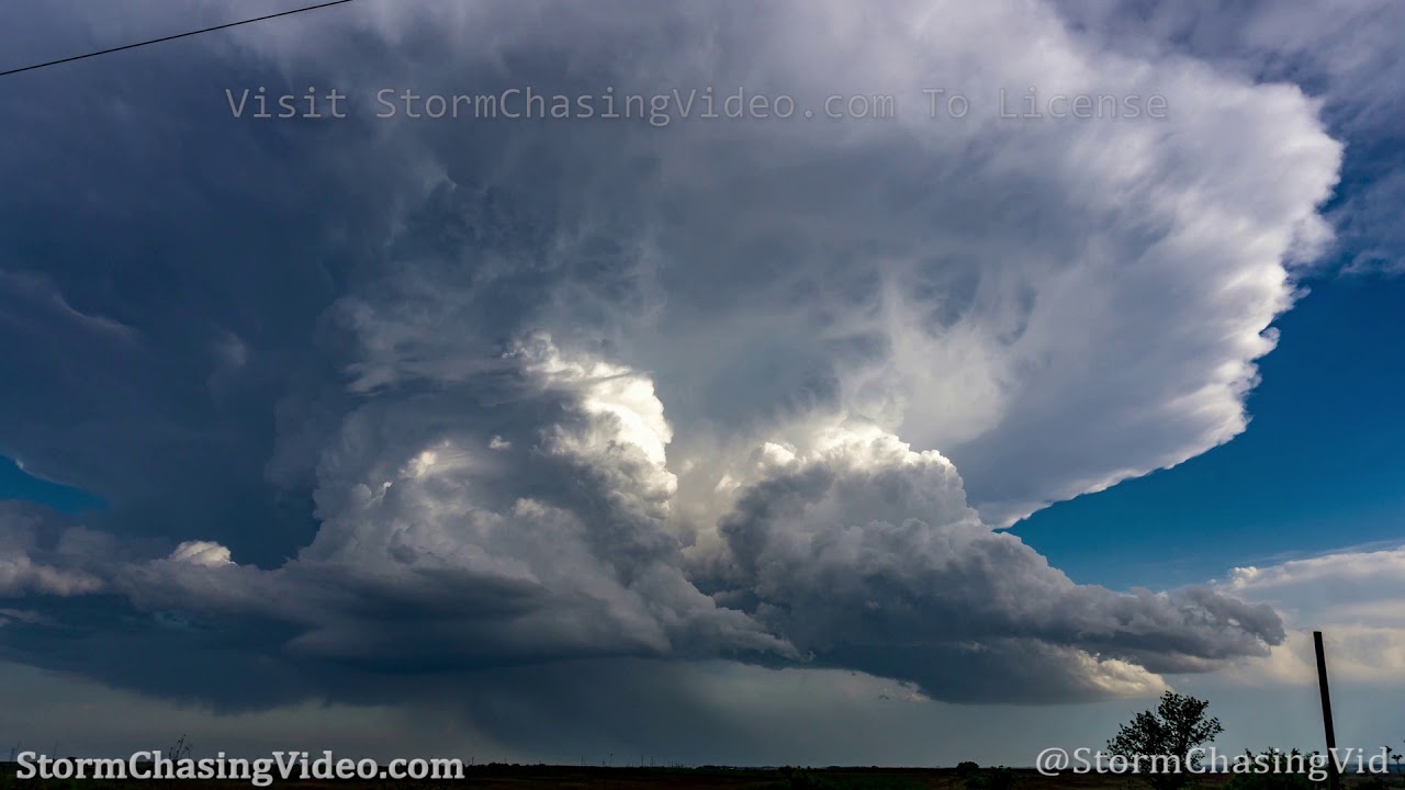 Amazing Supercell Timelapse from Sayre, OK - 5/13/2020