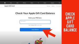 Check Gift Card Balance