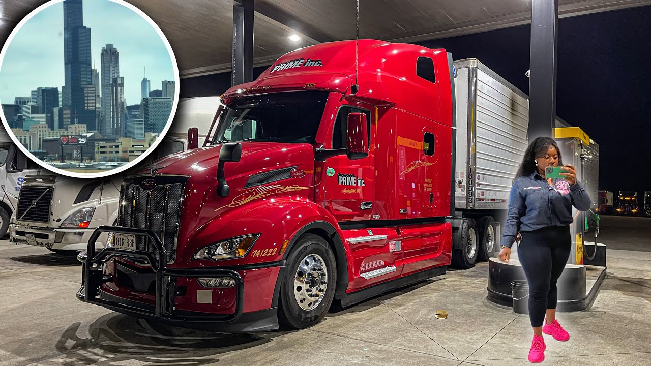 Last Load In Chicago! Making Money With Prime Inc Short Loads 💰 - YouTube