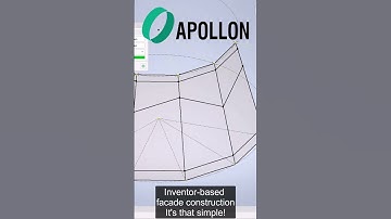 APOLLON - Inventor-based facade construction  #3d #design #engineering #facade #architecture #cnc