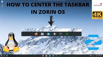 How To Center The Taskbar In Zorin OS