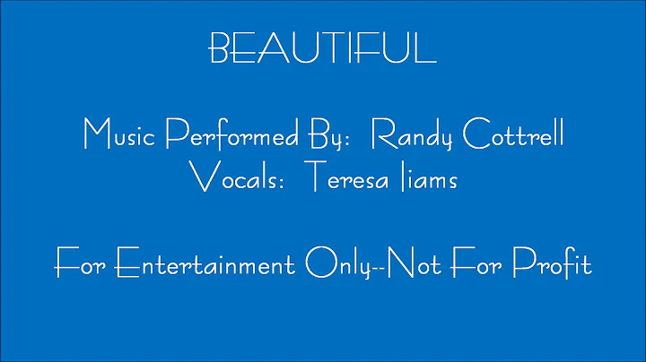 Cover of BEAUTIFUL.  Randy Cottrell's "FAMILY, FRI...