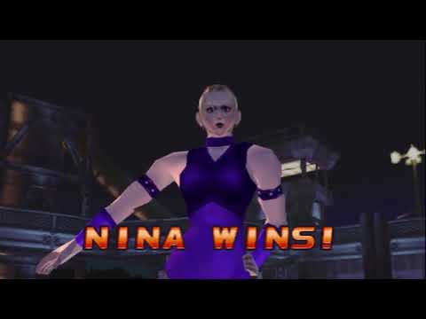 Tekken 3 - Nina Williams (Intros & Win Poses)