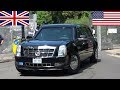 President Donald & Melania Trump in London! - Secret Service, Escorts and Aircraft!
