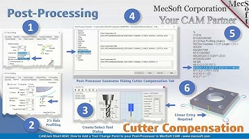 Add a Tool Change Point in MecSoft CAM