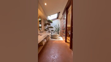 Japanese-Inspired Villa: Your Gateway to Balinese Zen 🌿 #shorts #interiordesign #architecture