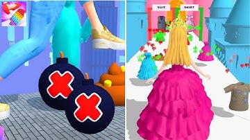 Makeover Run 💄👗 NEW CLOTHES!! Gameplay Android,ios All Levels Update iOS Mobile Games (Ep. 1)