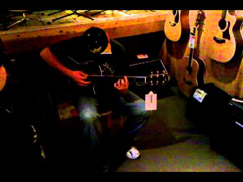 Steve playing the Taylor T5