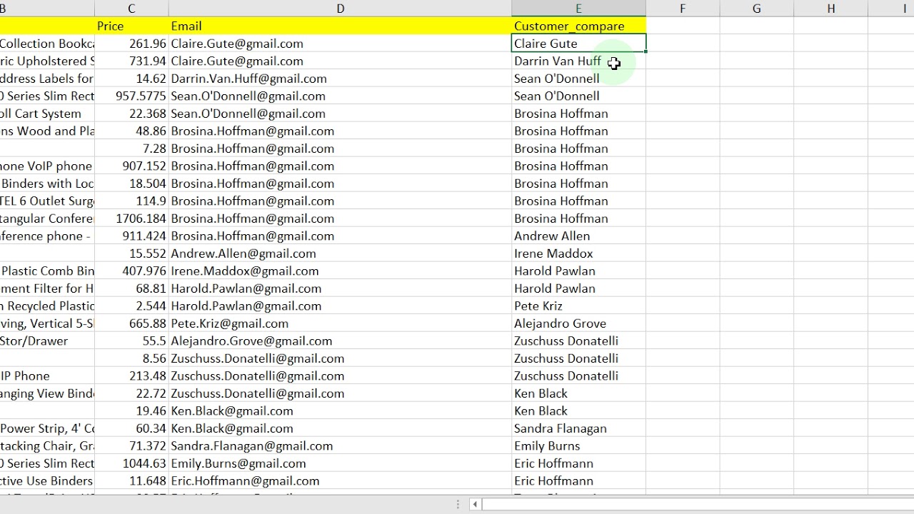 mail merge excel mac multiple fields