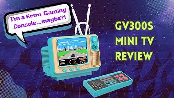 Retro Gaming Mini Tv GV300s