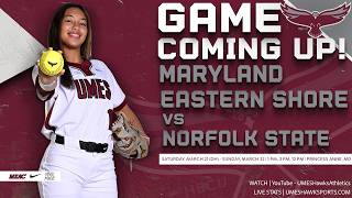 UMES Softball vs Norfolk State Game 1