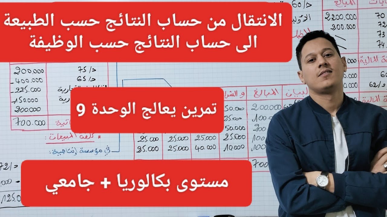 حساب النتائج حسب الوظيفة #بكالوريا 2024