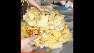Making giant Taco Bell cake