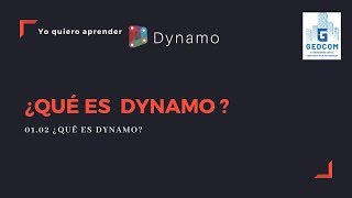Introducción a Dynamo | 01-02-¿Qué es Dynamo?