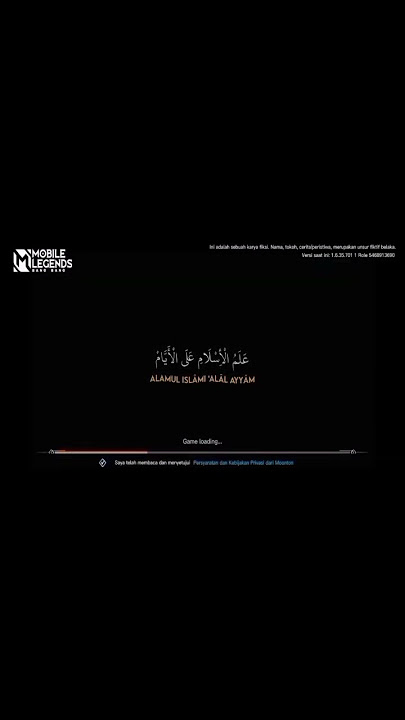 Loading screen mobile legends x Sholawat Addinulana🥰 #dixzychannel #shorts #foryou