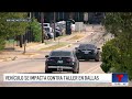Auto a toda velocidad impacta taller en Dallas | Telemundo 39