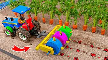 Top diy tractor making mini seeding machine specially designed | diy carrot planting ideas | HP Mini