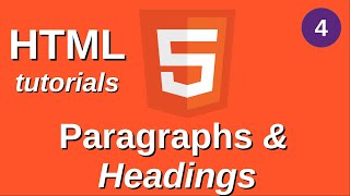 Paragraphs and Heading in HTML  #4  - Programming With Joel