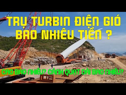 Video: Có bao nhiêu tấn thép trong một tuabin gió?