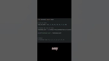 Python Trick: Using chain.from_iterable for Flattening a List of Lists