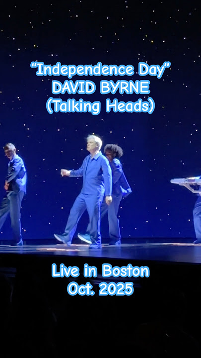 New DAVID BYRNE Short! 'INDEPENDENCE DAY': Cool 'Catherine Wheel' cut! Oct. 2025