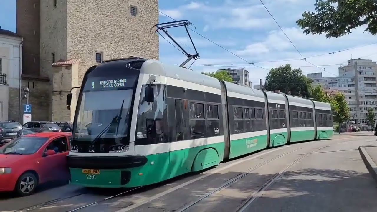 Public transport in IAŞI 2023 (trams, buses)