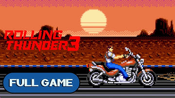 Rolling Thunder 3 GENESIS MEGA DRIVE FULL GAME Longplay Gameplay Walkthrough Playthrough VGL