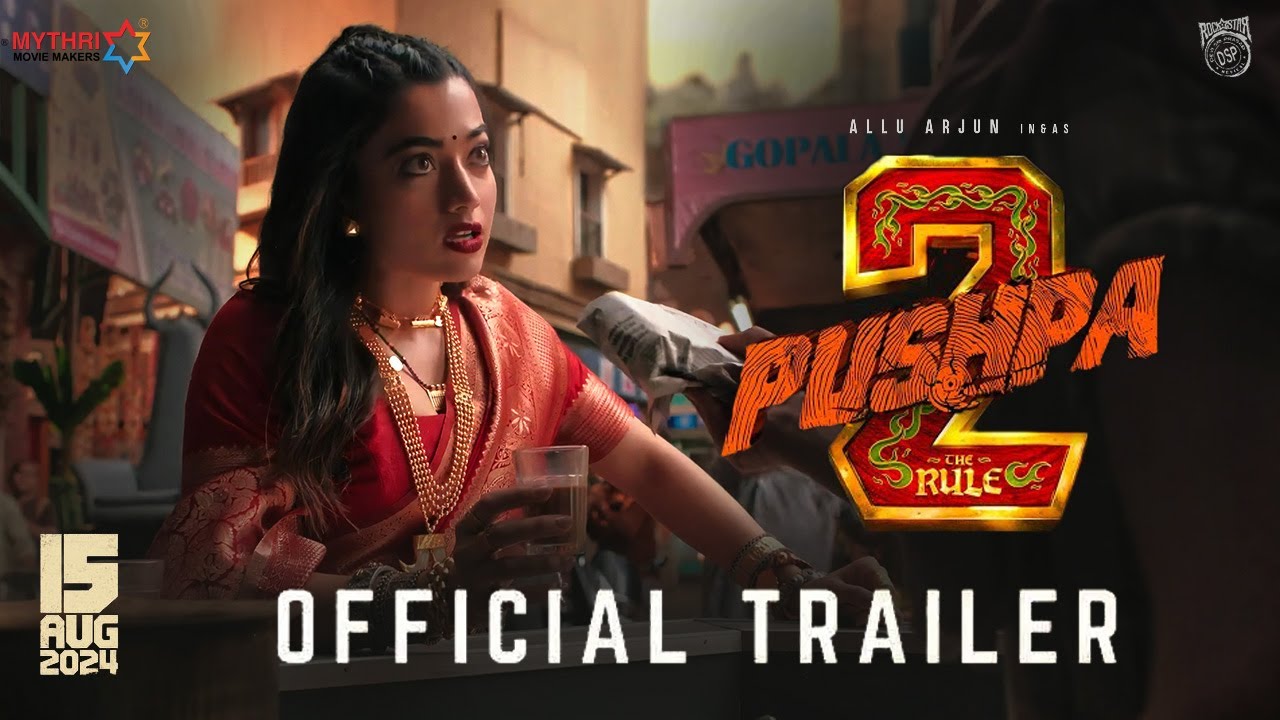 Pushpa 2  The Rule New Trailer HINDI 2024  Allu Arjun  Rashmika  Sukumar  mythri movie makers 